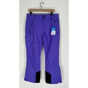 Slalom Womens Ski Snowboard Cargo Pants Size Medium Simply Purple New Insulated